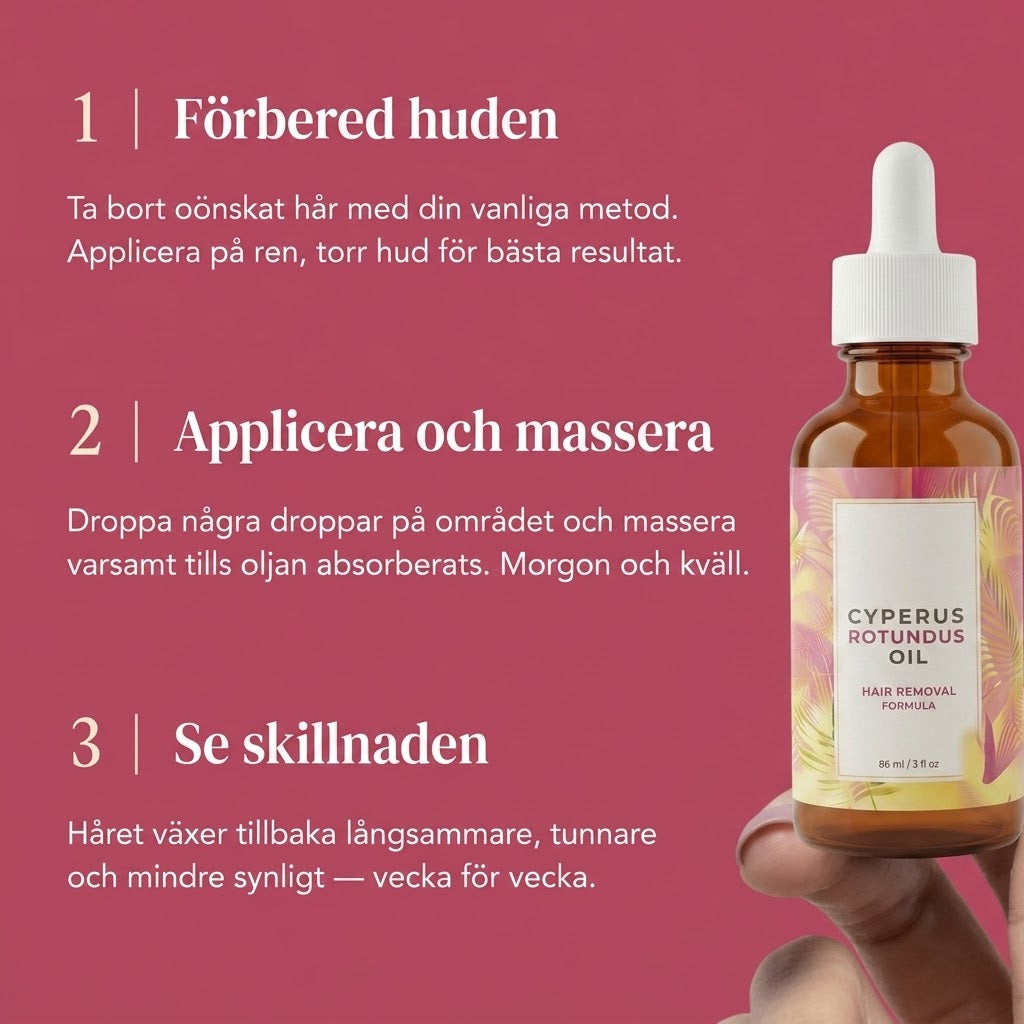 Deva™ Hårborttagningsolja – Naturligt len hud utan rakning
